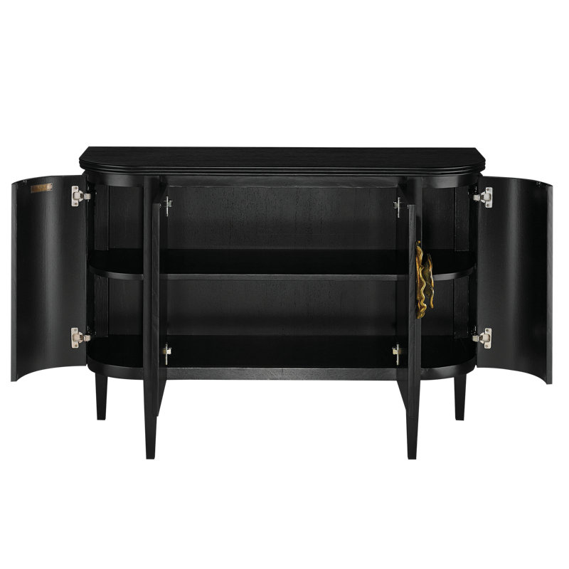 Briallen 48'' W Server, Caviar Black