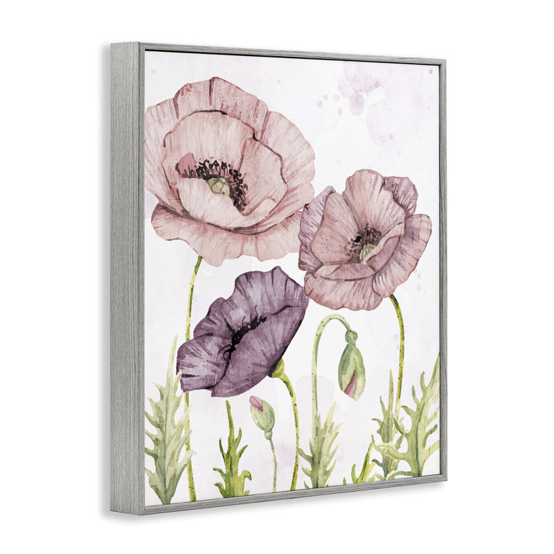 «Soft Pastel Poppy Garden», estampe numérique par Kim Allen, Estampe numérique Farmhouse, H 20 po x l 16 po