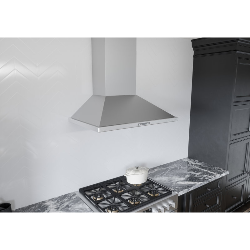 Zephyr Venezia 36 in. 700 CFM Wall Mount Range Hood with LED Light in Stainless Steel