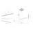 3-Light Matte White Metal LED Chandelier With Selectable LED Color Temperature-510749841