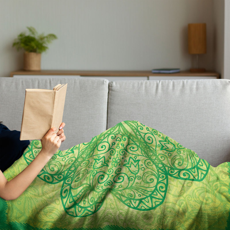 Hand Woven Throw Blanket, 50" x 70"