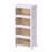 4 Tier Stackable Storage Bins Containers With Wheels For Home Living Room Office Closet