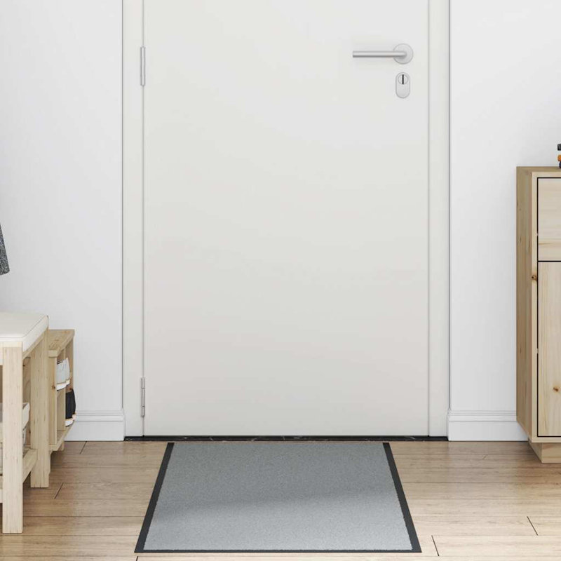 Non-Slip Indoor / Outdoor Door Mat, Grey, 60cm W x 180cm L
