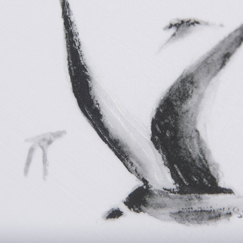 «Fly Away I a», toile texturée embellie à la main, H 30 po x l 24 po x P 1,5 po