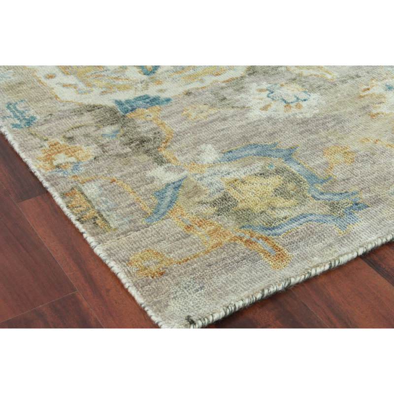Essex Wool Damask Area Rug, Rectangle 8' x 10'