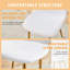 Chaise de salle à manger 4 matériaux à haute résilience avec pieds en métal-1146817921-1146817922