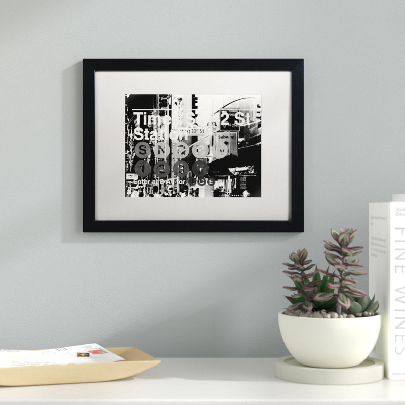 «Subway City Art NYC II», reproduction de photo sur toile encadrée, H 11 po x l 14 po x P 0,5 po