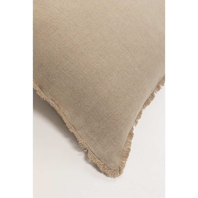 Ranier Reimus Linen Body Pillow, Beige