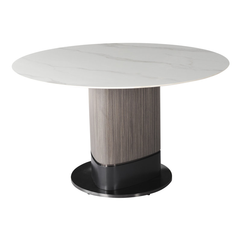 Round Metal Base Dining Table