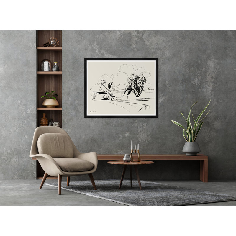 Horserace Couple Print
