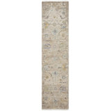 Francess Hand Knotted Oriental Area Rug in Tan