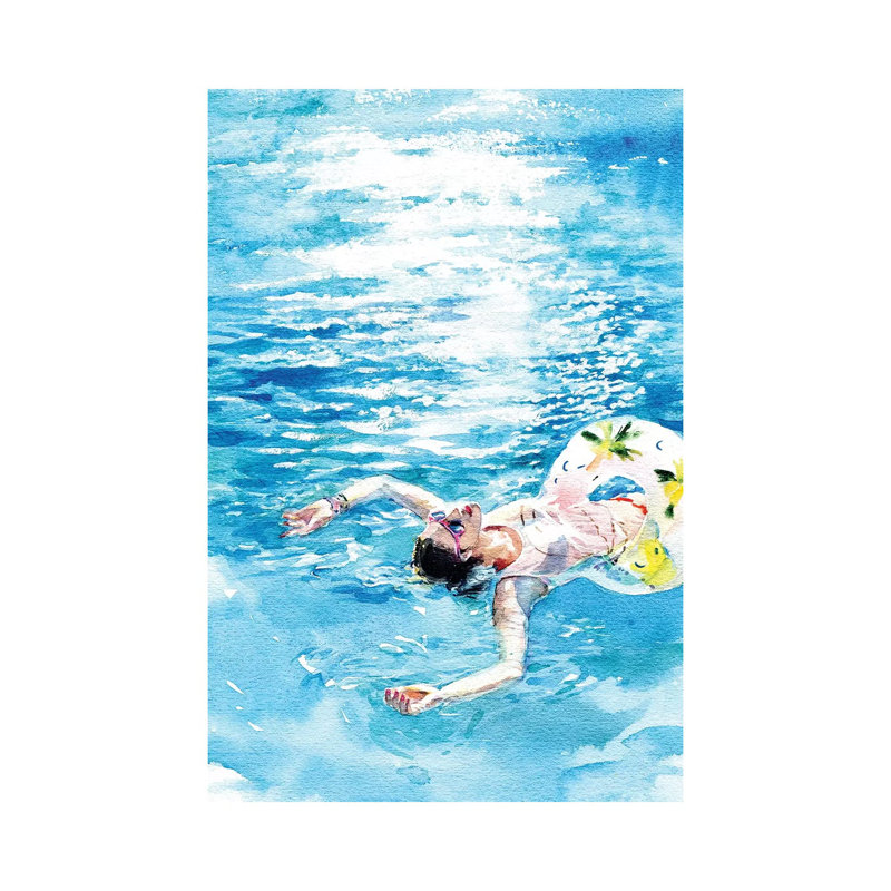 «On the water» par Marina Ignatova - photographie sur toile tendue, H 26 po x l 18 po x 1,5 po