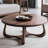 Walnut Coffee Table with Rounded Edges-21077684