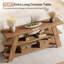 70.9" Farmhouse Console Table with Storage Shelves, 3-Tier Narrow Sofa Table Behind Couch for Entryway, Living Room & Hallway