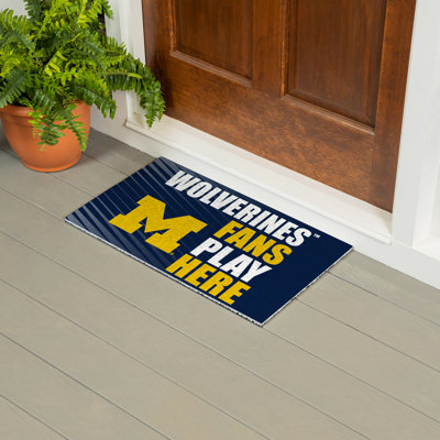 University Of Michigan Fan PVC Mat, 28"x16"