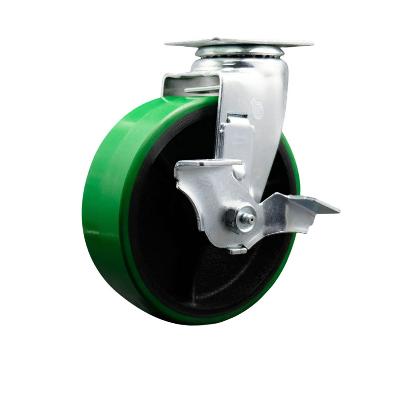 Poly sur roulettes en fonte, Vert