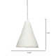 Keavy Single Light Paper Dimmable Pendant