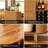 55" Modern Wine Bar Cabinet With Smooth Sliding Door &  LED Lights, Coffee Bar Cabinet With Wine Rack And Glass Holder-1002373508