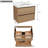 Wall-mounted Bath Vanity With Engineered Marble Top-1521156161-1521156172