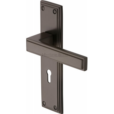 Heritage Brass Heritage Door Handle Lever Lock Atlantis Design
