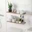 Ensemble de 2 tablettes flottantes en bois