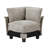 Chenille Upholstered 4 Modular Sectional With Removable Cushion Covers And 300Lbs Per Seat Capacity Plywood Frame Pillow Top Arms Dark Cover