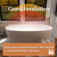 Baignoire de trempage autoportante 63 po