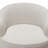 Raven Chair In Light Cream Fabric W/ Brushed Silver Accent Trim-48556091-48556092
