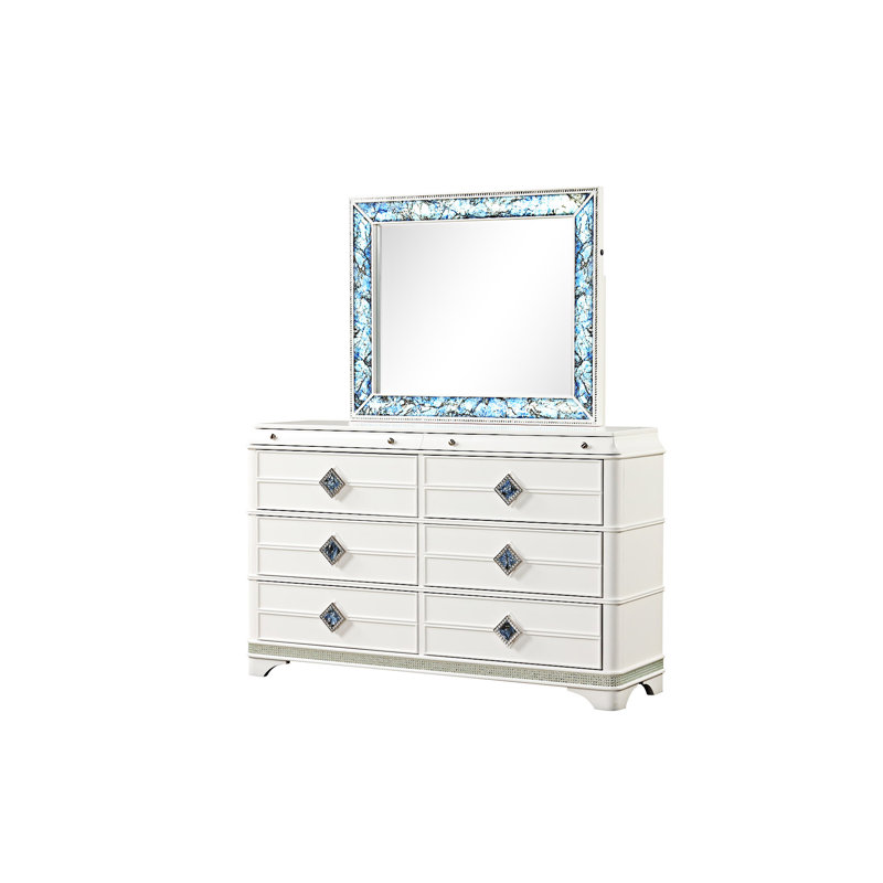 Miroir moderne (INCLUT LE MIROIR SEULEMENT)