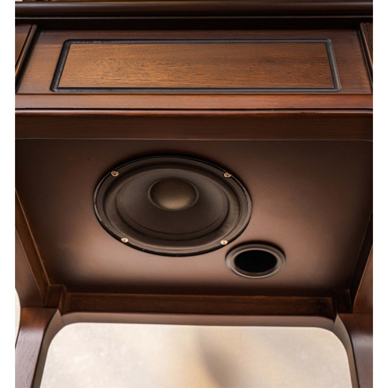 Nouveau Phonographe chinois rétro - tourne-disque en vinyle avec bras à Turbine