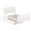 Lit plateforme en bois massif Fitzsimmons avec pied de lit et gigogne assortis-1752791440-1752791534