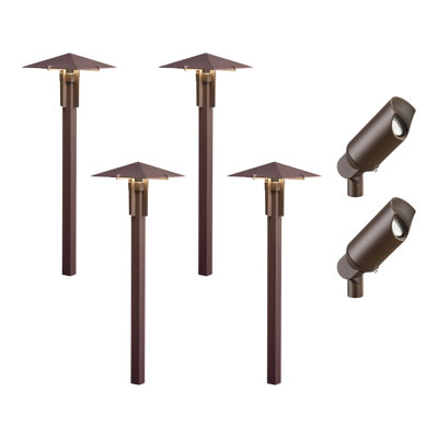Southwest Textured Architectural Bronze Low Voltage Metal Kit