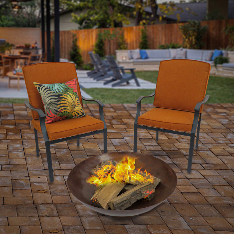Idellar Round Cast Iron Smokeless Fire Pit