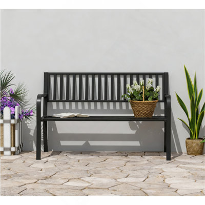 Banc de jardin extérieur, banc de patio