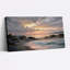 Ensemble de 1 tableau sur toile « Coucher de soleil sur l'océan »-129072249-129072250