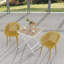 Chaise de salle à manger d'extérieur empilable 2 pièces (sans table)-351705878