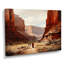 Native Canyon Echoes - Native American Art, reproduction d'art encadrée-97044873-97044880