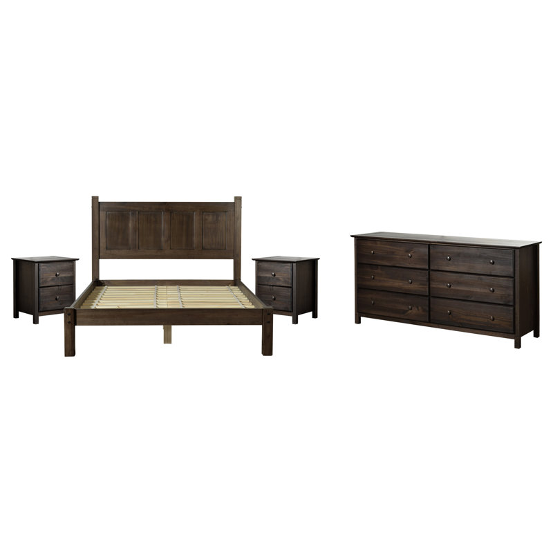 Solid Wood Piece Bedroom Set