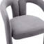 Ensemble confortable de chaises d'appoint rembourrées en velours pour divers espaces-843464030
