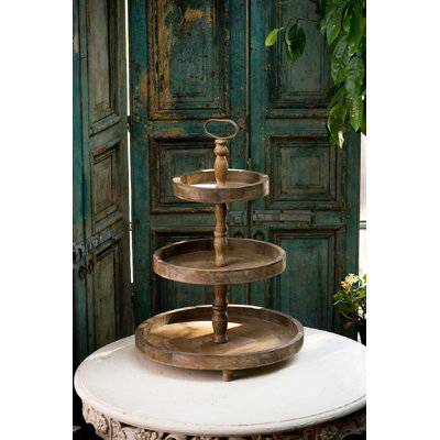 Brodnax Wood Tiered Stand