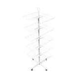 21.97'' W Metal Merchandiser with Wheels
