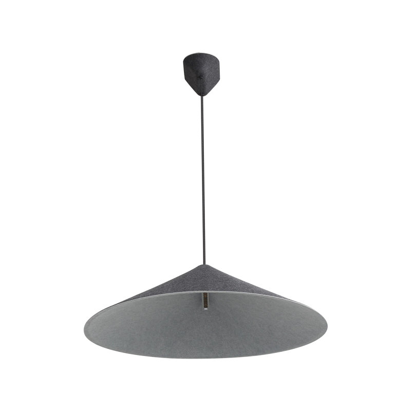 Luminaire suspendu DEL 21 po Meier, Noir, noir, noir, noir