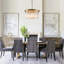 Odwyer 5-Light Gold Modern Drum Pendant Crystal Chandelier
