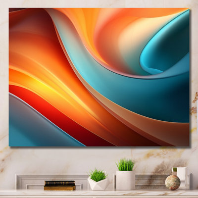 " Orange Blue Spectral Currents "