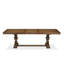 Table de salle à manger A avec plateau rectangulaire amovible - Noyer antique-418146325-436187618