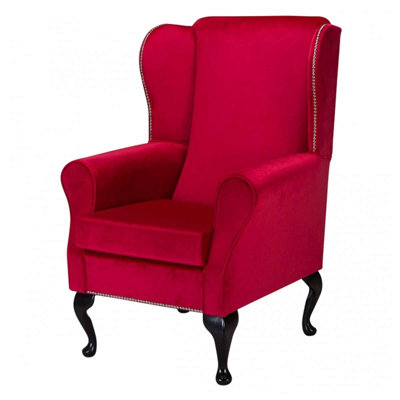 Upholstered Wingback Chair
