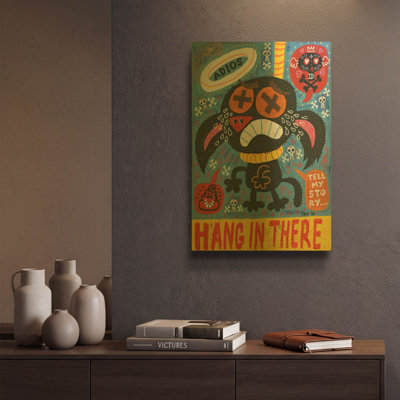 Pare de Sufrir G817D RAW' By Jorge R. Gutierrez Metal Wall Art, 12" x 16"