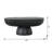36x24x15" Black Oval Coffee Table  Magnesium Oxide Contemporary,Industrial-1823621015