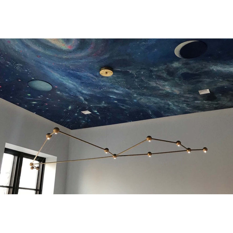 12 - Light Unique Geometric Chandelier