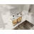 60" Double Bathroom Vanity With Resin Basin-310523694